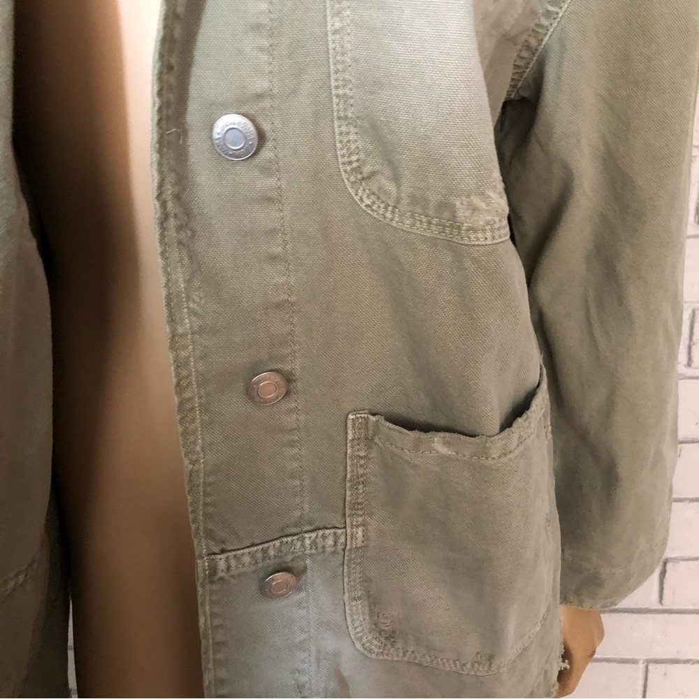 Zara‎ Women’s Washed Jacket With Pockets - Picture 8 of 9